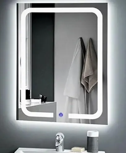 Дзеркало Dusel Led DE-M3001 80x65 см, Білий - фото 1