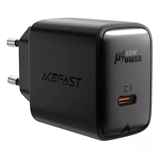 МЗП Acefast A1 PD20W (1USB-C) Black - фото 2