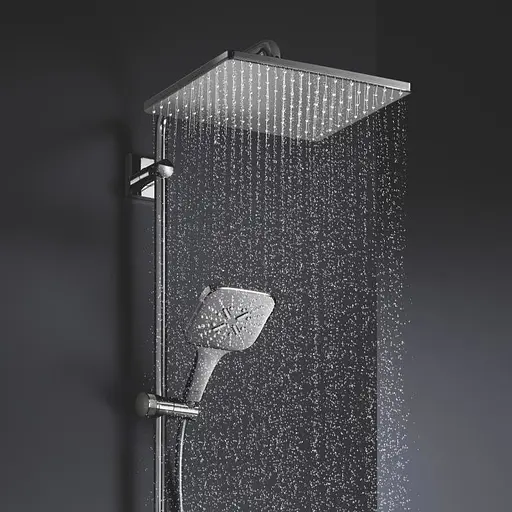 Душова система Grohe Rainshower Smartactive Cube 310 26649000, Хром - фото 3