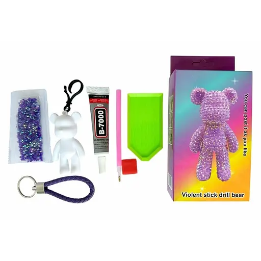 Дитячий набір для творчості "Створи брелок Ведмедик" ColorArt FV23 - фото 1