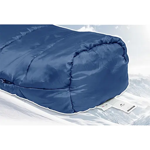 Спальник с капюшоном Naturehike MJ600 CNK2300SD014, темно-голубой - фото 3