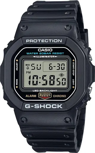 Противоударные часы Casio G-Shock DW-5600UE-1ER с полимерным ремешком