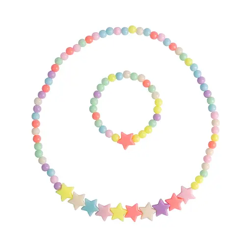 Набор украшений Летние звездочки (ожерелье, браслет) 2шт