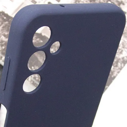 Чохол Lakshmi Silicone Cover Full Camera (AAA) для Samsung Galaxy A05s Темно-синій / Midnight blue - фото 6