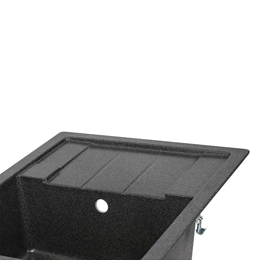 Кухонна мийка Lidz 650x500/200 GRF-13 (LIDZGRF13650500200), Графіт - фото 5