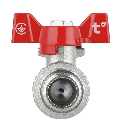 Кран кульовий Thermo Alliance Forte 1/2" ЗЗ прямий, PN40, метелик SF606W15 - фото 2