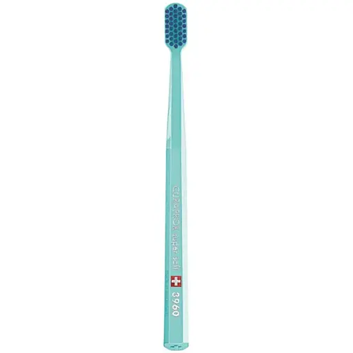 Зубная щетка Curaprox Super Soft 3960 бирюзовая с синим