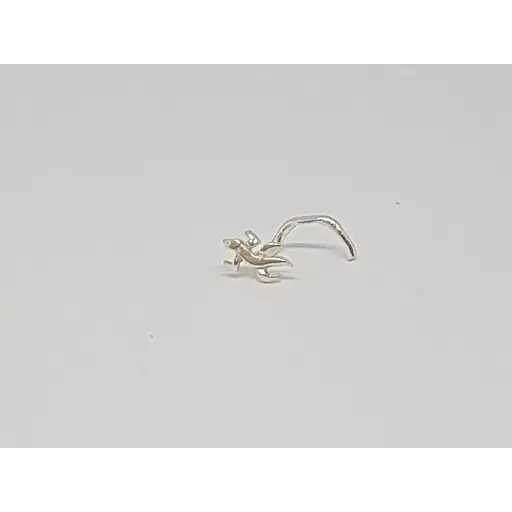 Срібна сережка-пірсинг в ніс Dear. 1002С - фото 2