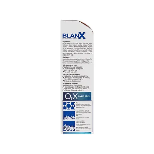 Зубная паста BlanX O3X Oxygen Power 75 мл (8017331065891) - фото 3
