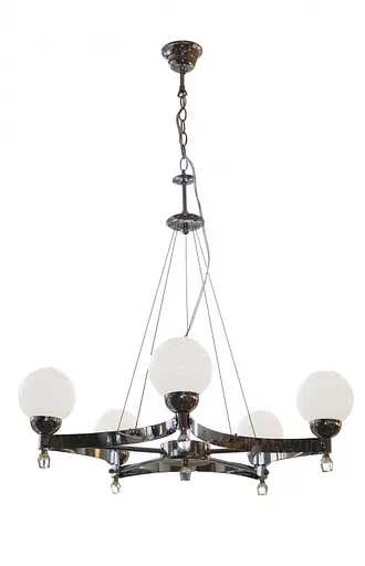 Люстра подвесная Brille для гостиной E27 60W CH (BR-542S/5)