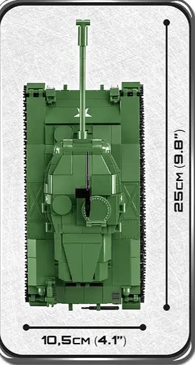 Конструктор COBI M41A3 Walker Bulldog — Американський танк 625 деталей - фото 5