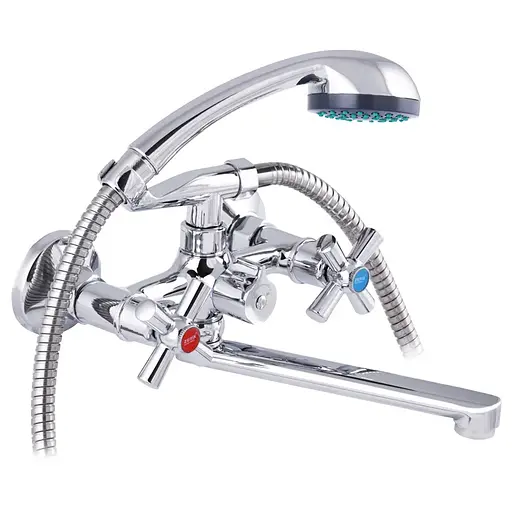 Змішувач для ванни Zerix DMT-3-B 722 ZX2939 Хром - фото 1