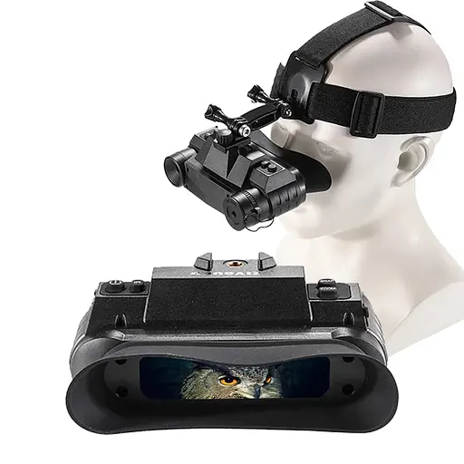 Повний комплект окуляри нічного бачення ПНБ з невидимою підсвіткою 940nm Ziyouhu G1 + кріплення на шолом (100937-989) - фото 3