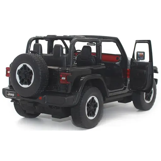 Машинка Rastar JEEP Wrangler Rubicon на радиоуправлении. 1:14. Черный - фото 5