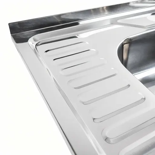 Кухонная мойка из нержавеющей стали Valeso полировка 6060 R (0,7/160 мм), Polish - фото 4