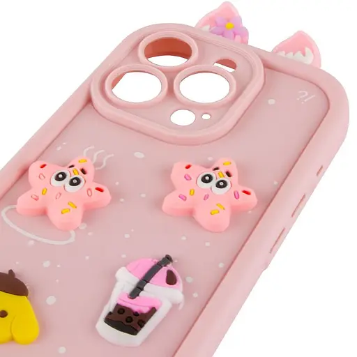 Чохол Epik TPU Toys Case with Ears для Apple iPhone 12 Pro 6.1 Light Pink - фото 4