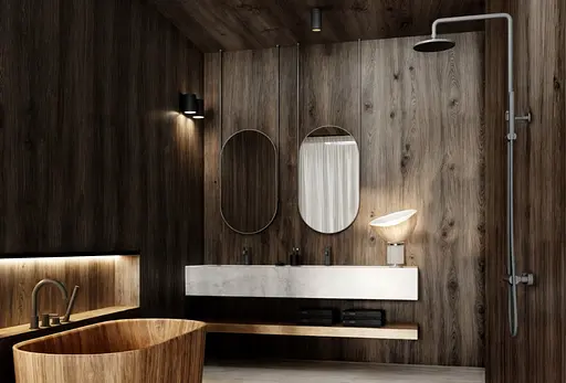 Душова система Kohlman Axel graphite з термостатом QW273AG, Графіт - фото 3