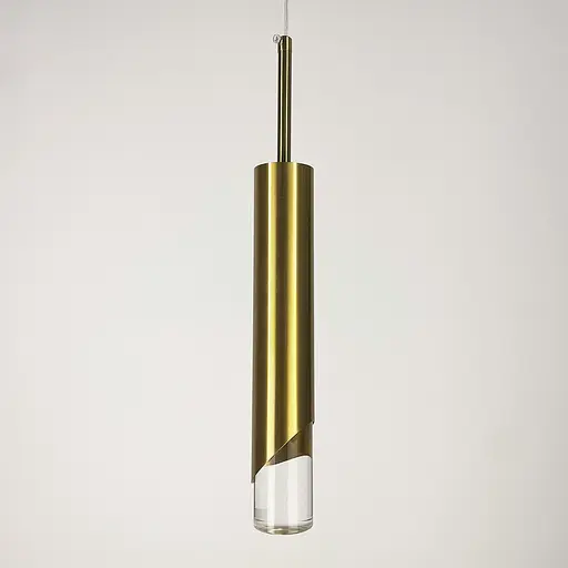 Видовжений латунний підвіс із акриловим розсіювачем | Арт. A 072/1 AB | Line F - фото 6