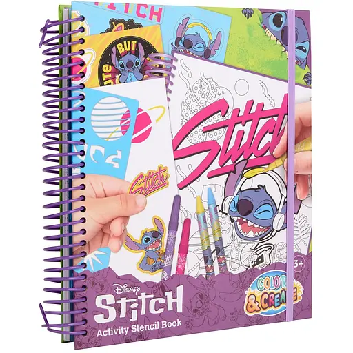 Книжка для розфарбовування Disney Stitch Актівіті дитяча (ST24356) - фото 2