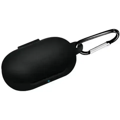 Чохол-накладка DK Silicone Candy Friendly карабін для Samsung Galaxy Buds Plus (R175) (011385) (black)