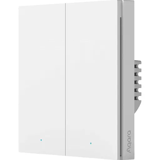 Розумний вимикач Aqara Smart Wall Switch H1 Global EU (без нейтралі, 2 клавіши) (WS-EUK02) [71676]