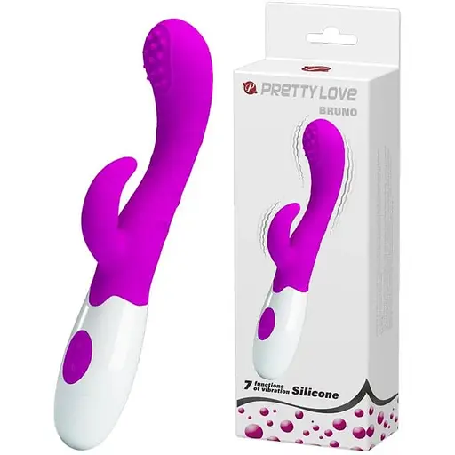 Вібратор кролик Pretty Love Bruno 20 см фіолетовий
