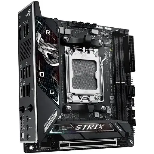 Материнська плата Asus Rog Strix B850-I Gaming WIFI sAM5 B850 2xDDR5 M.2 HDMI USB Type-C WiFi BT mITX - фото 3