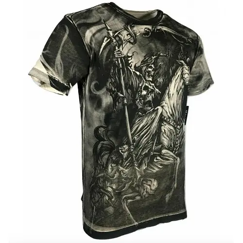 Футболка Xtreme Couture by Affliction Men T-Shirt Dark Horse Skull Tattoo Biker 3XL - фото 3