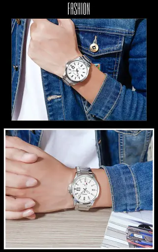 Наручний годинник Skmei 1654 Silver, 1654SI (18392) - фото 6