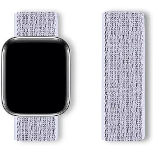 Ремешок DK для Apple Watch 42mm (Series 1 / 2 / 3) Nylon Sport Loop (09038) (summit white) - фото 2