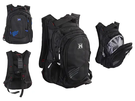 Рюкзак, 3 відділення, 33x14x46 см, C65518 (В асортименті) - фото 2