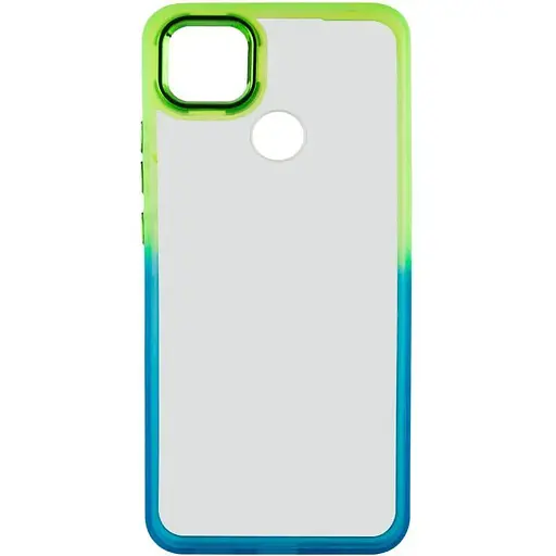 Чохол Epik TPU+PC Fresh sip series для Xiaomi Redmi 9C Бірюзовий / Лимонний