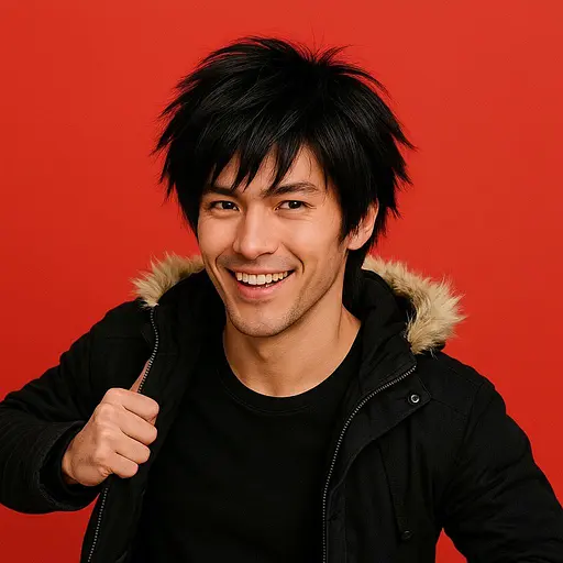 Перука для косплею Shinpachi Shimura з манги Gintama Чорний - фото 1