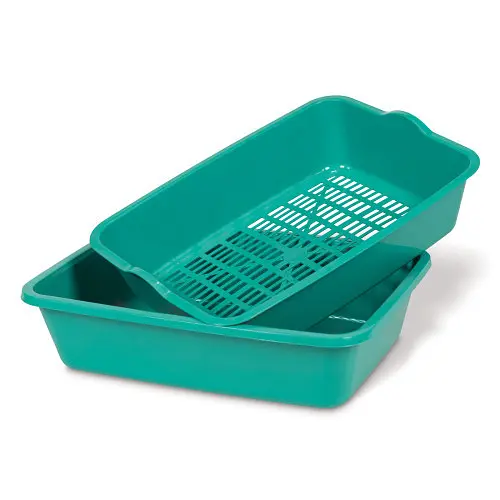 Туалет Природа Барсик с сеткой для кошек 40х30х11 см - фото 2