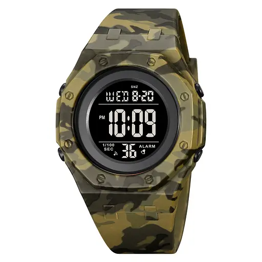 Наручные часы мужские 2048CMGN Army Green Camo Skmei acs0030357 - фото 1