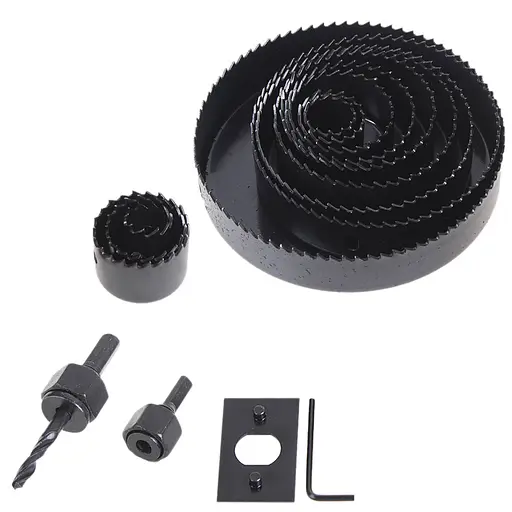 Набор корончатых фрез Alloid по дереву 16 предметов (HS-19127) - фото 3