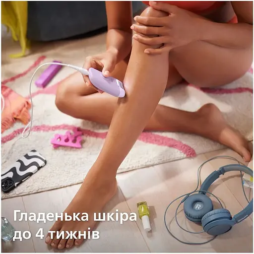 Эпилятор Philips Series 4000 фиолетовый (BRE257/00) - фото 2