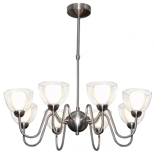 Люстра подвесная Brille в спальню E14 60W CH (BR-540S/8)