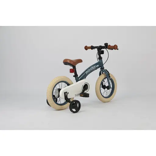 Велосипед-биговел Qplay Miniby 3в1 12" Grey-Blue (CB02MiniBy12Grey-Blue) - фото 4