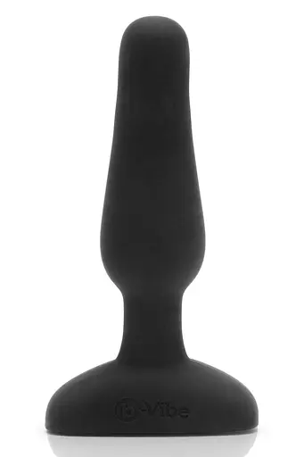 Анальна пробка B-Vibe Vibrating Novice Plug 10 см (чорний)