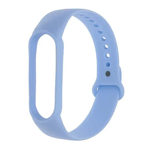 Силиконовый ремешок для Xiaomi Mi Band 5/6 цвет 27 синий - фото 1