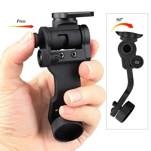 Адаптер-переходник Nectronix J-arm металлический для крепления монокуляра ночного видения PVS-14 к L4G24 - фото 3