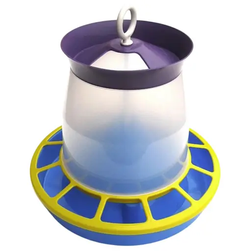 Годівниця Бункер Ліхтарик для домашніх птахів пластикова 5 л - фото 1