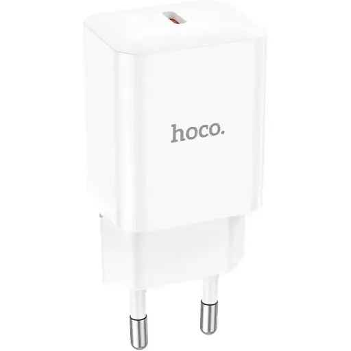Мережевий зарядний пристрій Hoco N27 Innovative single port PD20W charger білий - фото 1