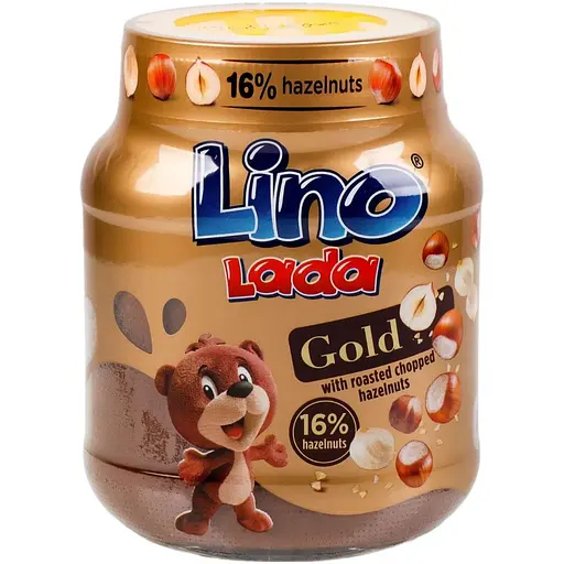 Ореховая паста Lino Lada Gold с какао и фундуком 350 г (859945)