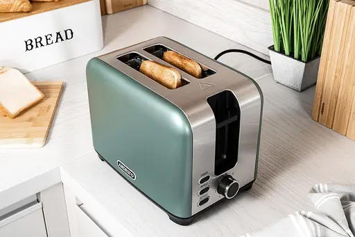 Тостер Ardesto Mint Harmony T-F400G 800Вт метал м&#39;ятний+сріблястий - фото 7