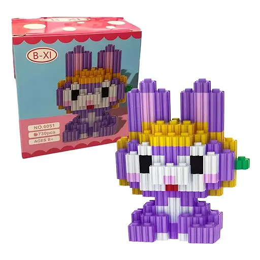 Дитячий конструктор Magic Blocks Зайчик на 730 деталей (6051)