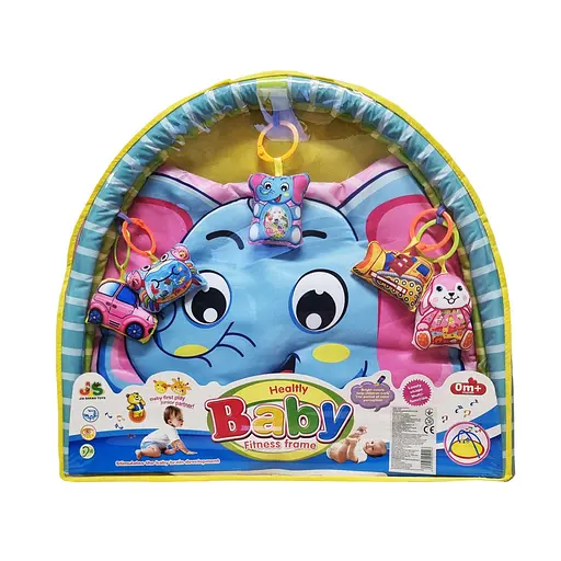 Коврик развивающий для малышей Bambi 518-25 с погремушками - фото 1