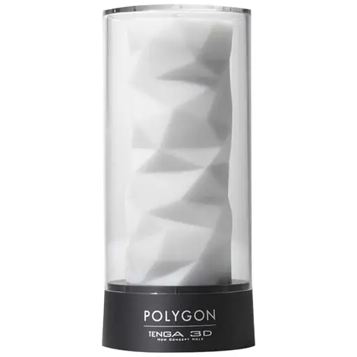 Мастурбатор Tenga 3D Polygon, дуже ніжний, з антибактеріального еластомеру зі сріблом