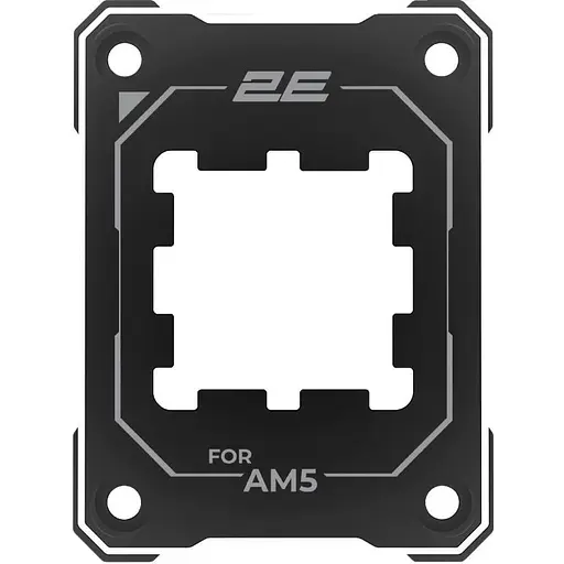 Контактна рамка для процесора 2E Gaming Air Cool SCPB-AM5, Aluminum, Black - фото 1